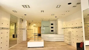 Expose Toller Store mit neuwertigem Ladenbau am Welser Stadtplatz - sofort verfügbar !