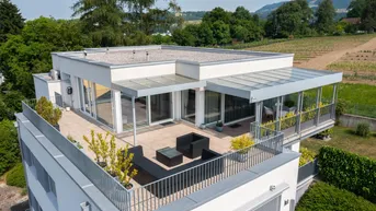 Expose Penthouse-Traum im Zentrum von Steyr zur Miete - Großzügige Terrasse mit atemberaubendem Ausblick
