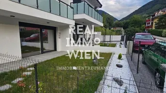 Expose SMARTHAUS/CHALET in Schottwien: Erstbezug mit Garten, drei Terrassen und Blick auf den wunderbaren Hirschenkogel