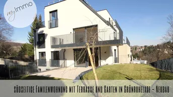 Expose südseitige Familienwohnung mit Terrasse und Garten in Grünruhelage - Neubau!