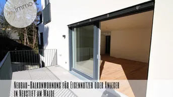 Expose Neubau- Balkonwohnung für Eigennutzer oder Anleger in Neustift!