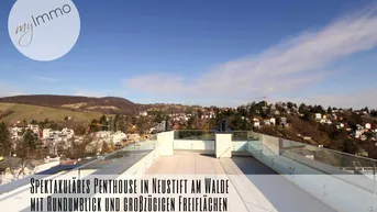 Expose Spektakuläres Penthouse in Neustift am Walde mit Rundumblick und großzügigen Freiflächen