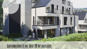 Expose Gartenmaisonette mit über 200 m² Freifläche