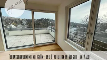Expose Terrassenwohnung mit Grün- und Stadtblick in Neustift am Walde!