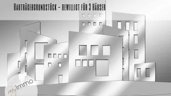Expose Bauträgergrundstück - bewilligt für 3 Häuser