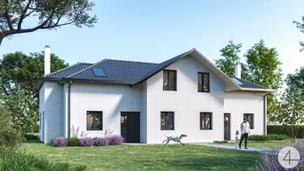 Expose NEU ! Doppelhaushälfte mit modernem Design und gemütlichen Garten in Gänserndorf !
