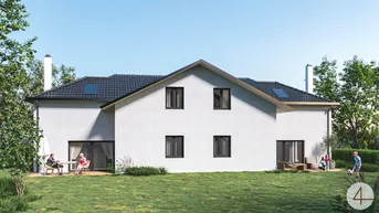 Expose Ihr Nagelneues Traumhaus in Gänserndorf ! Doppelhaushälfte mit großem Garten in idyllischer Lage
