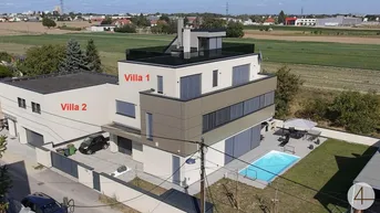 Expose Im 19. Bezirk zu Teuer? 2 Premium-Villen direkt nebeneinander - mit grünem Weitblick - sonnige Ausrichtung - hochwertige Ausstattung - Salzwasserpool - Garage - Lift