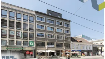 Expose Landstraße Linz: Vielseitige Büro-/Praxisfläche günstig zum Selbstausbau