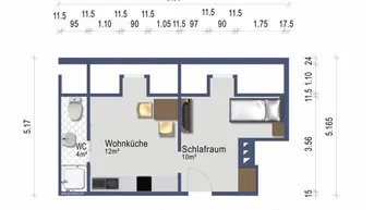 Expose Kleine möblierte Singlewohnung - 520 EUR - alles inklusive, provisionsfrei
