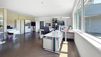 Expose Betriebsgebäude mit Halle, Büro und eleganter Penthousewohnung