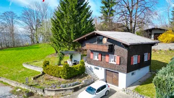 Expose Liebesbedürftiges Holzhaus mit großem Grundstück am Knie - Dornbirn