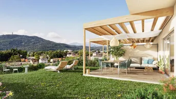 Expose 3-Zimmer-Wohnung mit Garten und Sonnenterrasse