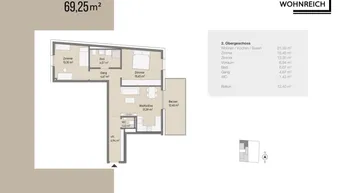 Expose Perfekt aufgeteilte 3 Zimmerwohnung mit Balkon - Erstbezug