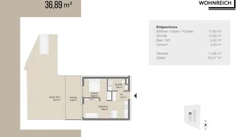 Expose Wohntraum - 2-Zimmer-Gartenwohnung mit Terrasse!