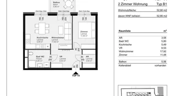 Expose Günstige 2 Zimmerwohnung mit Balkon - unbefristeter Mietvertrag