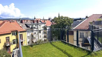 Expose **Wohntraum in der Grazer Innenstadt** 5-Zimmer Wohnung mit Parkplatz und Dachterrasse!