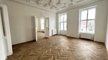 Expose REPRÄSENTATIVES TEILWEISE SANIERUNGSBEDÜRFTIGES ALTBAUBÜRO - SCHWARZENBERGPLATZNÄHE