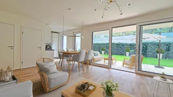 Expose Neubau 2-Zimmer Wohnung mit Eigengarten und U3-Nähe