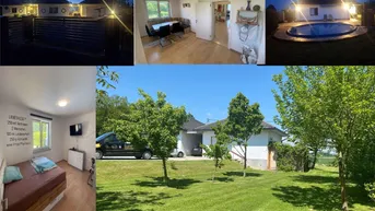 Expose Lichtdurchfluteter Bungalow mit Pool, Keller und großem Garten ! Kostengünstig in der Erhaltung und gepflegt in Pettenbach!