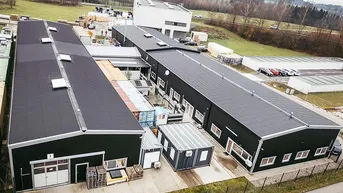 Expose  Gewerbehallen mit Büro im Linzer Zentralraum 
