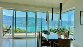Expose Wörthersee-Nordufer: DREAM VIEW Penthouse - sensationelle Aussicht, 2XL Garagen, Sauna, Pool