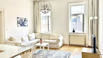 Expose Wohnen im gediegenen Altbau – 3-Zimmer-Wohnung in ruhiger Lage Nähe Liechtensteinpark