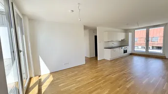 Expose Moderne 3 Zi -Wohnung mit zwei Terrassen - nahe Milleniumcity (provisionsfrei!)