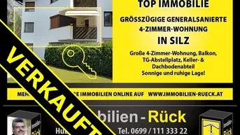 Expose *** ANLAGEOBJEKT *** - *** 4-ZIMMER-WOHNUNG MIT ZUBEHÖR IN SILZ ! ***