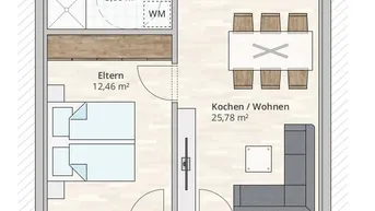 Expose 2-Zimmer-Terrassenwohnung (TOP 6) in Rankweil, Vorderlandstraße