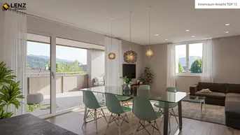 Expose 3-Zimmer-Dachgeschosswohnung (TOP 13) in Rankweil, Vorderlandstraße