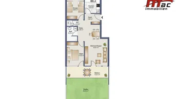 Expose Generalsanierte 3 Zimmer Gartenwohnung