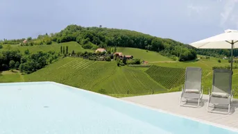 Expose Luxuriöser Zweitwohnsitz in der Südsteiermark - 2 Zimmer Residenz mit Infinty Pool