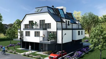 Expose Erstbezug! 2-Zimmer Dachgeschosswohnung mit zwei Dachterrassen, Nähe Oberes Mühlwasser