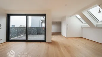 Expose Über den Dächern Wiens! Luxus 4-Zimmer Penthouse mit Dachterrasse, Nähe Schloss Schönbrunn