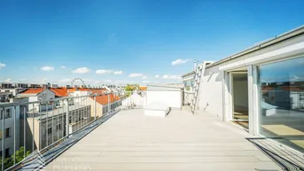 Expose Großzügige Dachgeschoßwohnung mit ruhiger Dachterrasse und Balkon, Nähe Augarten!