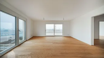 Expose Erstbezug 4-Zimmer Wohnung mit Balkonen und Dachgarten, Nähe Alte Donau