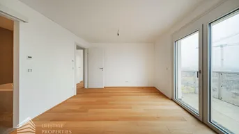 Expose Erstbezug 4-Zimmer Wohnung mit Balkonen und Dachgarten, Nähe Alte Donau
