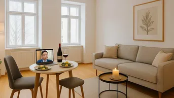 Expose Großzügige 2-Zimmer-Wohnung mit loftartiger Wohnküche und durchdachtem Wohnkonzept