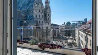 Expose Einzigartiger Blick zum Stephansdom! Großzügige 3-Zimmer Terrassen-Penthousewohnung