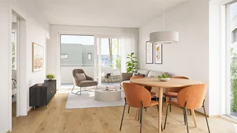 Expose AM FLIEGENSPITZ - 2 Zimmer mit Balkon auf der Hofseite | Ruhig - Hell - Modern | Provisionsfrei!