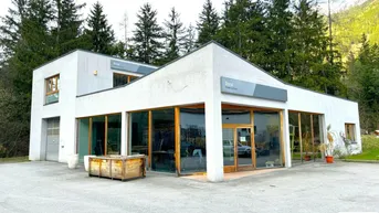 Expose Seltenheit: Gut angebundene Gewerbeimmobilie inkl. Büro- /Wohnfläche im Tiroler Oberland