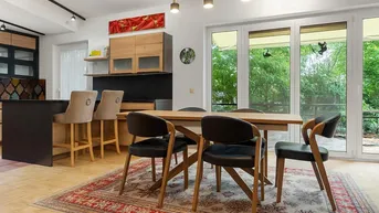 Expose Gartenparadies mit Stil – Traumhaus mit Sauna &amp; Weitblick in Moosburg