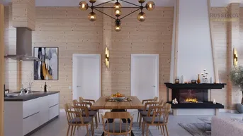 Expose Natürlich Wohnen: Vollholz-Bungalow mit Sauna &amp; großem Grundstück