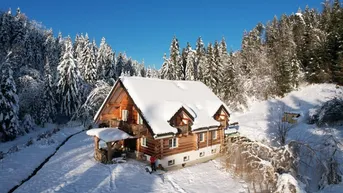 Expose Luxuriöses Eco-Chalet mit privatem Schwimmteich in Nötsch im Gailtal