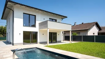 Expose Exklusives Traumhaus mit Pool – Neuwertig und bezugsfertig in Ebenthal!