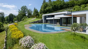 Expose Luxus-Wohnhaus mit Schwimmteich in traumhafter Ruhe-/ &amp; Aussichtslage im Rosental