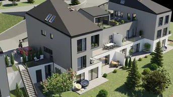 Expose PROVISIONSFREI: Attraktive 2-Zimmer-Neubauwohnung mit Loggia und Eigengarten in Steyr-Christkindl