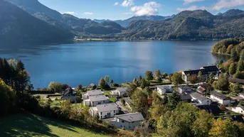 Expose 3 Zimmer Gartentraum mit privatem Seezugang am Mondsee | sofort bezugsfertig