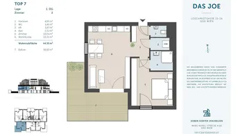 Expose Suburbanes Cityapartment mit großem Balkon | 2 Zimmer | Provisionsfrei